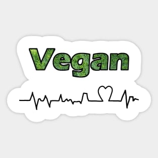 100% Vegan Life Sticker